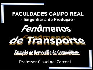 FACULDADES CAMPO REAL - Engenharia de Produção -