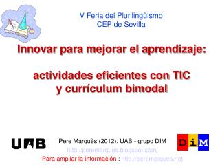 Innovar para mejorar el aprendizaje: actividades eficientes con TIC y currículum bimodal