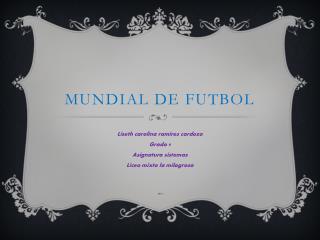 Mundial de futbol