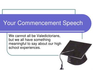 Your Commencement Speech