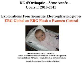 DE d’Orthoptie – 3ème Année – Cours n°2010-2011