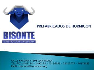 PREFABRICADOS DE HORMIGON
