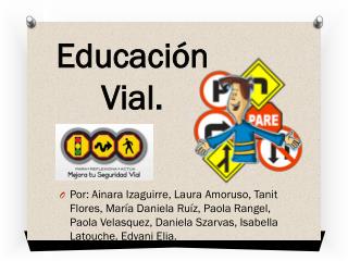 Educación Vial.