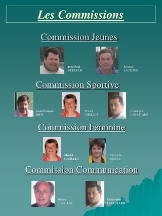 Les Commissions