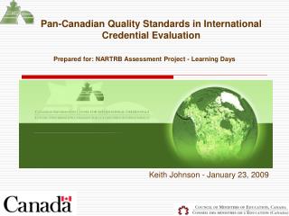 Pan-Canadian Quality Standards in International Credential Evaluation
