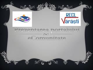 Prezentarea portalului eComunitate