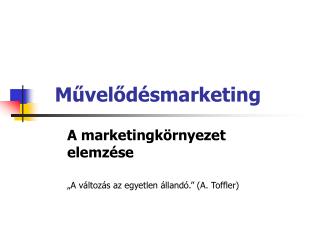 Művelődésmarketing