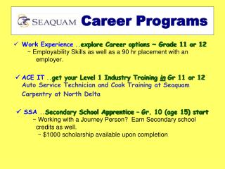 Career Programs