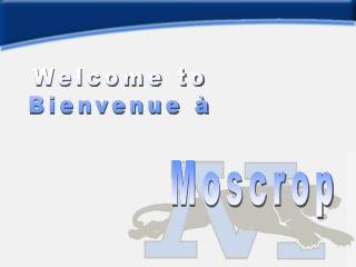 Welcome to Bienvenue à