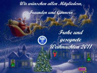 Frohe und gesegnete Weihnachten 2011