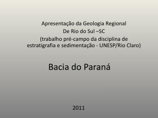 Bacia do Paraná