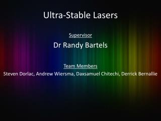 Ultra-Stable Lasers