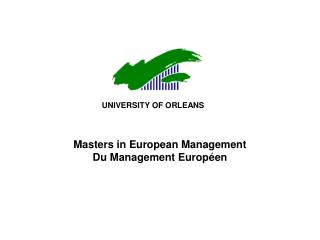Masters in European Management Du Management Européen