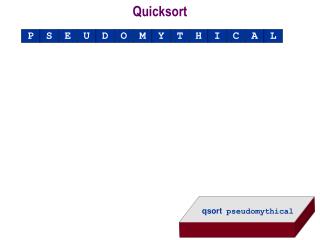 Quicksort