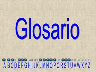 Glosario