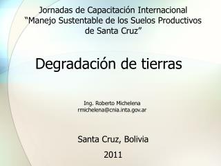 Degradación de tierras
