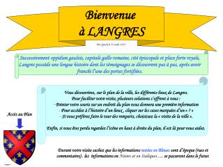 Bienvenue à LANGRES
