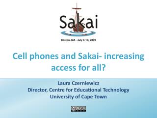 Cell phones and Sakai- increasing access for all?