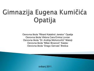 Gimnazija Eugena Kumičića Opatija