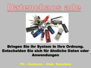 PC – Senioren – Club Konstanz