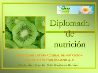 Diplomado de nutrición