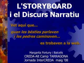 L'STORYBOARD i el Discurs Narratiu