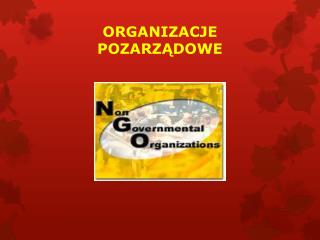 ORGANIZACJE POZARZĄDOWE