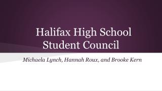 Halifax High School Student Council