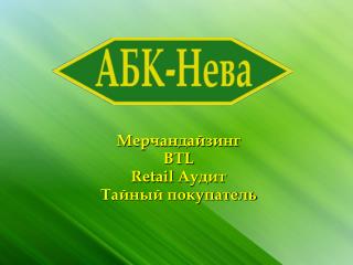 Мерчандайзинг BTL Retail Аудит Тайный покупатель