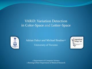 VARiD : Variation Detection in Color-Space and Letter-Space