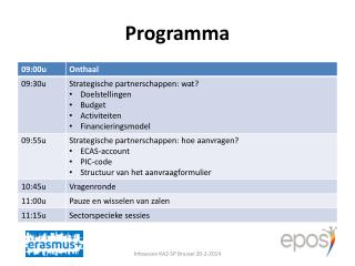 Programma