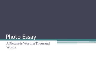 Photo Essay
