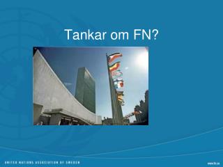 Tankar om FN?