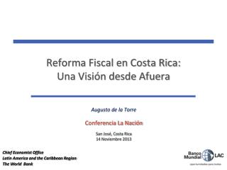 Reforma Fiscal en Costa Rica: Una Visión desde Afuera