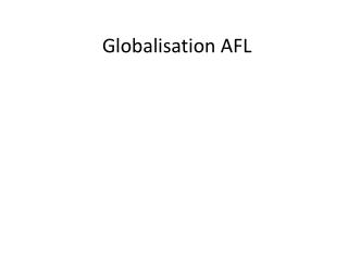 Globalisation AFL