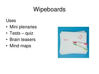 Wipeboards