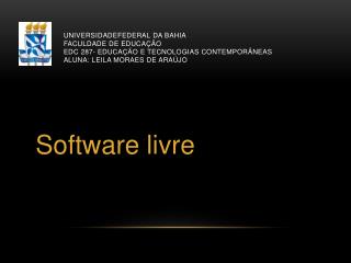 Software livre