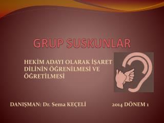 GRUP SUSKUNLAR