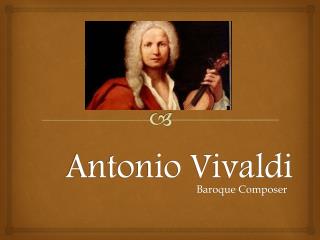 Antonio Vivaldi