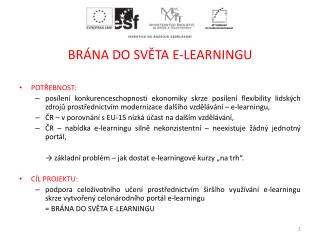 BRÁNA DO SVĚTA E-LEARNINGU
