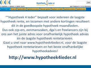 hypotheek4ieder.nl