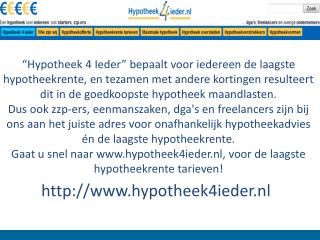hypotheek4ieder.nl