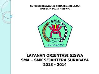 SUMBER BELAJAR &amp; STRATEGI BELAJAR (PESERTA DIDIK / SISWA)