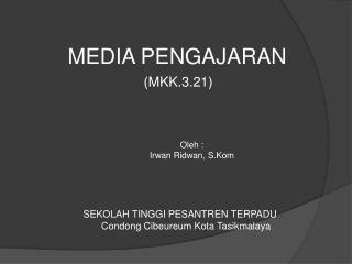 MEDIA PENGAJARAN
