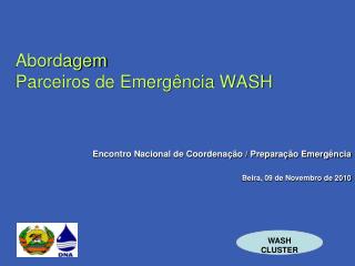 Abordagem Parceiros de Emergência WASH