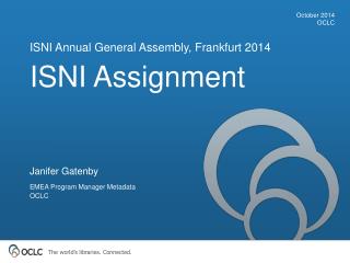 ISNI Assignment