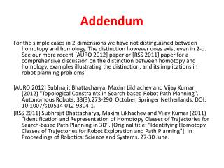 Addendum