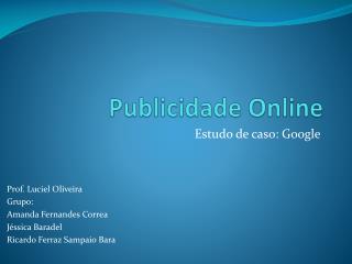 Publicidade Online