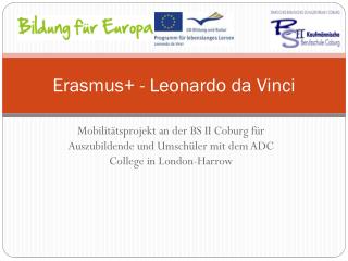 Erasmus+ - Leonardo da Vinci