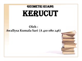 GEOMETRI rUANG KERUCUT